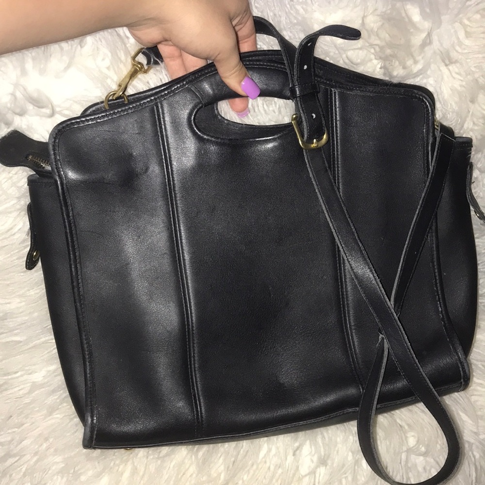 Coach tote bag (black)